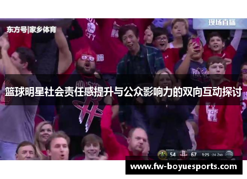 篮球明星社会责任感提升与公众影响力的双向互动探讨