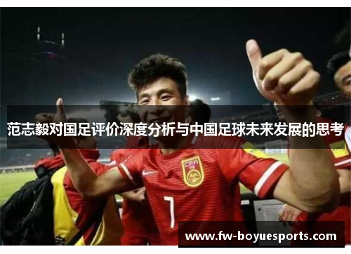 范志毅对国足评价深度分析与中国足球未来发展的思考